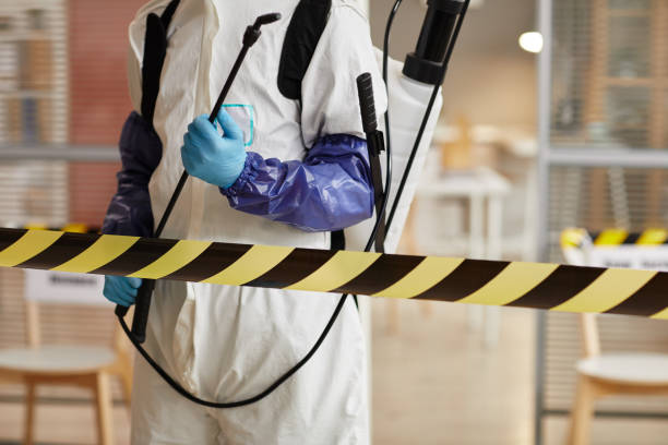 Professional Biohazard technician working in Graham, TX